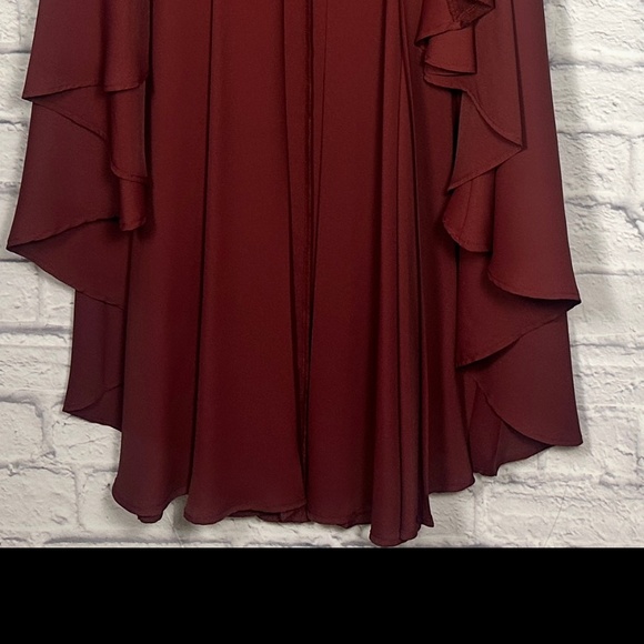 Burgundy high low top multi media Diane Gilman - Picture 2 of 12